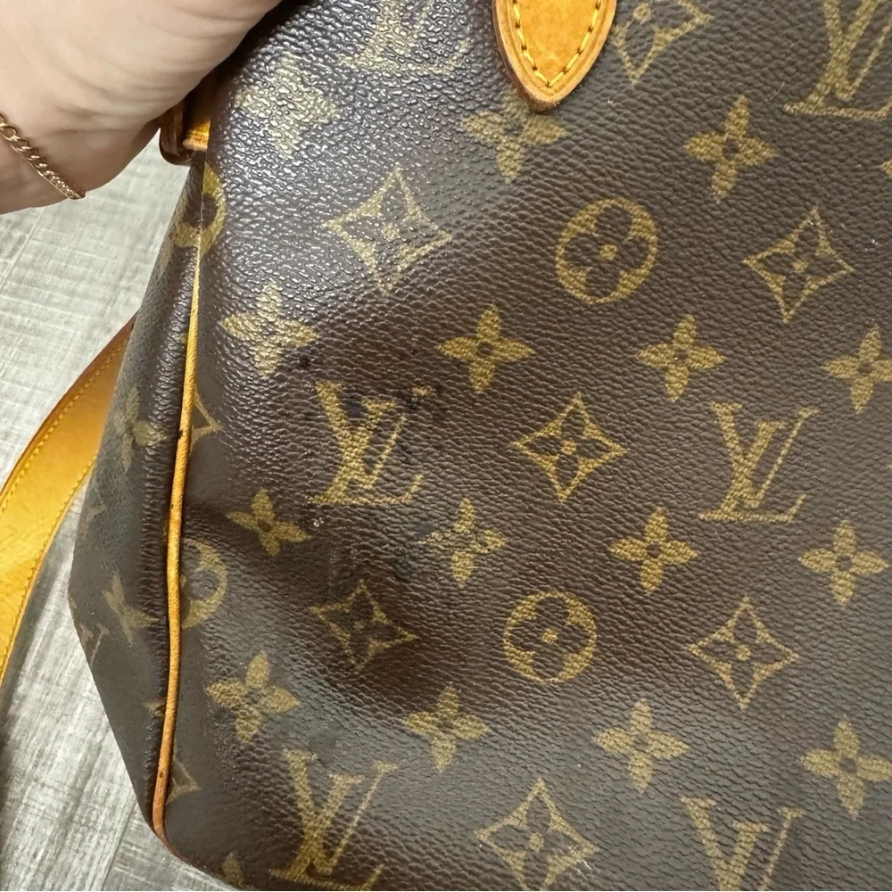 Louis Vuitton 2005 Batignolles Vertical Pm Brown Monogram Bag w/ Strap